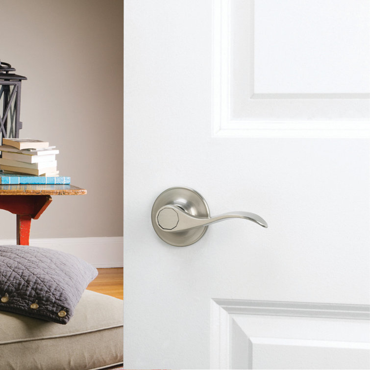 Satin Nickel Passage Hall and Closet Door Lever