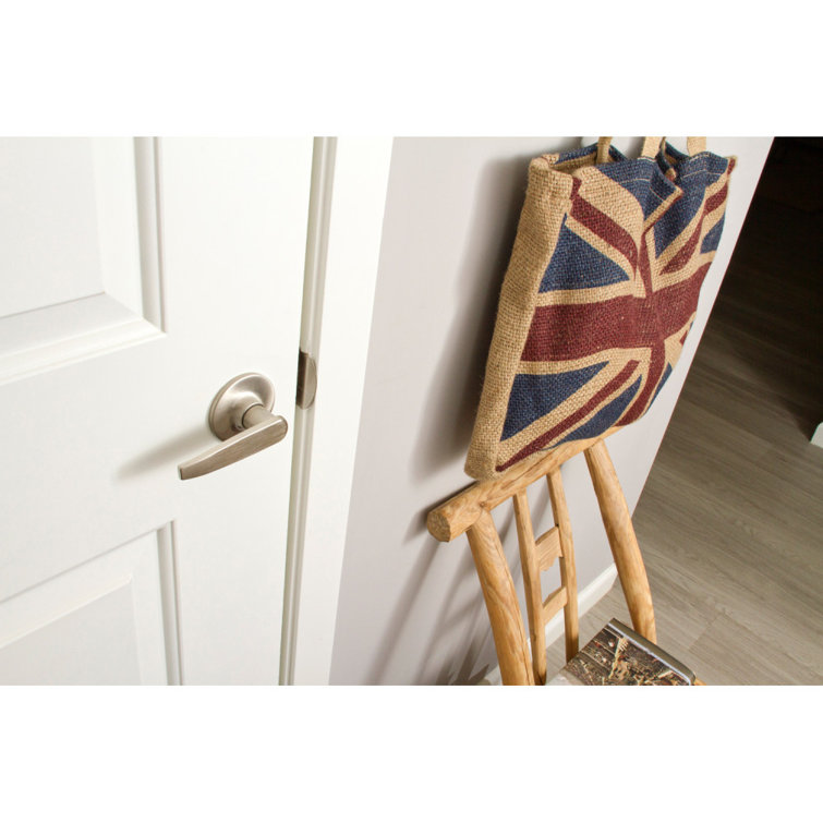 Satin Nickel Passage Hall and Closet Door Lever Handle