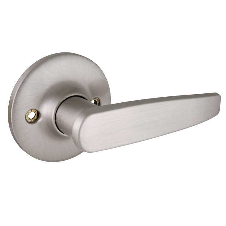 Satin Nickel Passage Hall and Closet Door Lever Handle