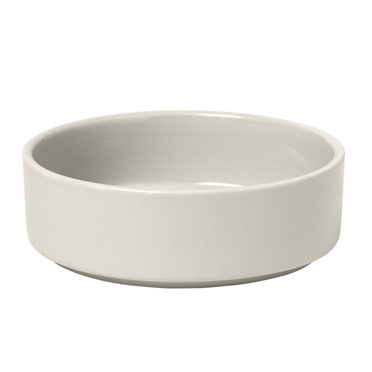 Pilar Moonbeam 6" Stoneware Pasta Bowl Set of 4