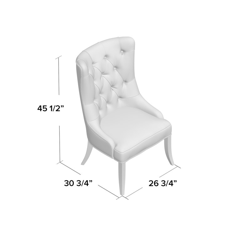 Beige Linen Upholstered Arm Chair with Wood Legs
