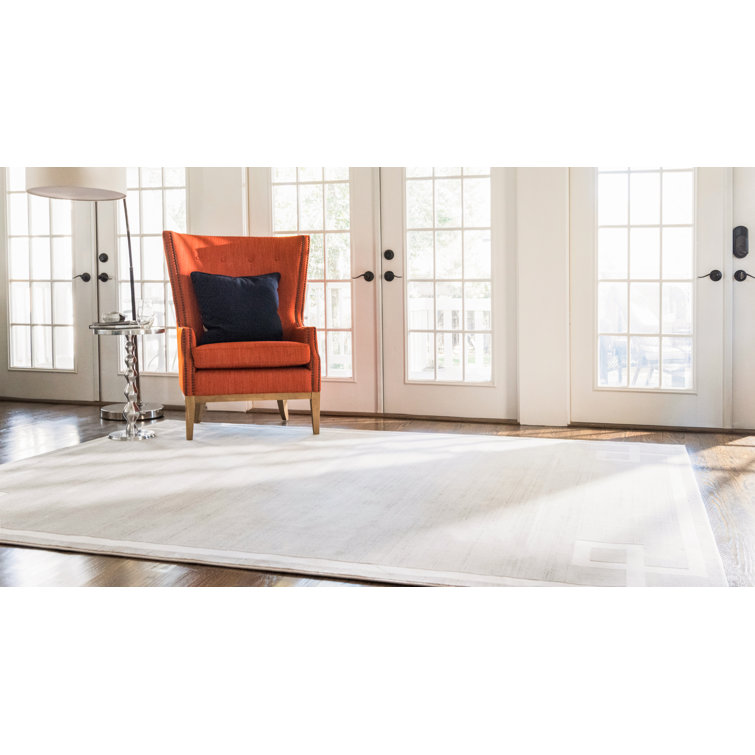 Manhattan Serenity Beige Rectangular Easy-Care Area Rug