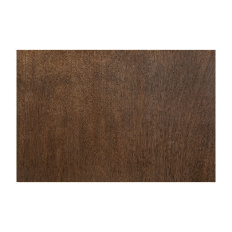 Flynn Transitional Walnut Mahogany 2-Drawer Nightstand