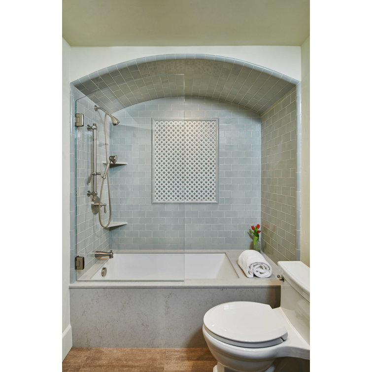 Lacey 60'' x 30'' White Acrylic Drop-In Air Bathtub