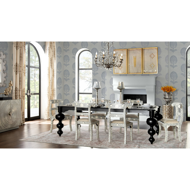 Barcelona 72'' Silver Teak Sideboard with Nickel Alloy