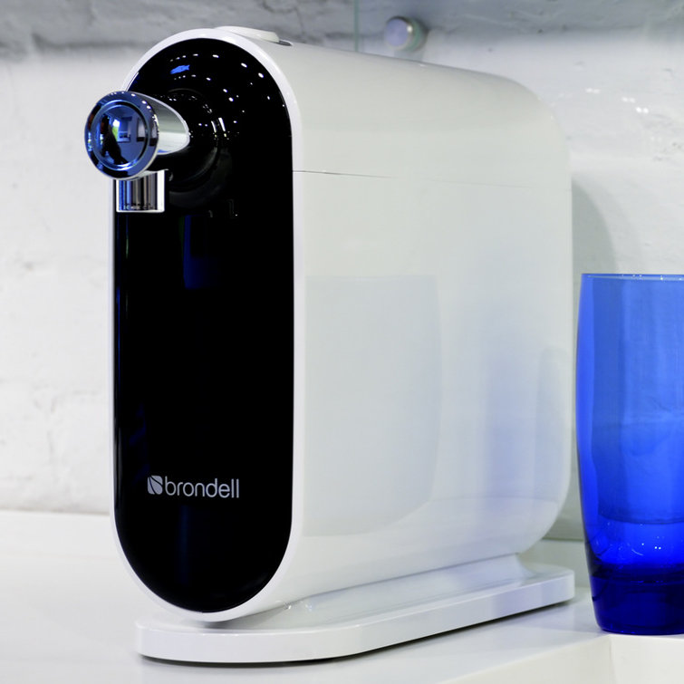 H2O+ White and Black 3-Stage Countertop Water Filtration System