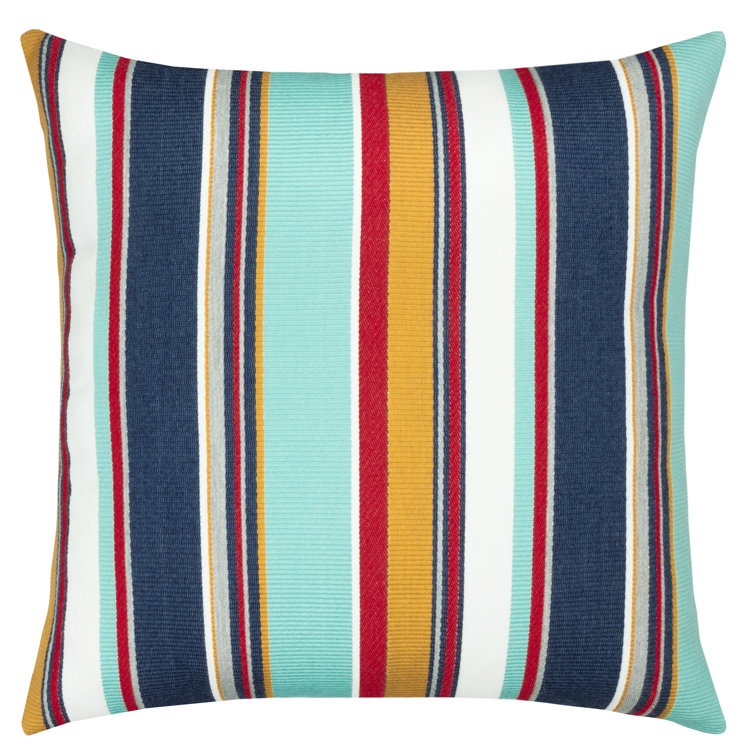 Sicily Stripe Sunbrella Square Indoor/Outdoor Pillow