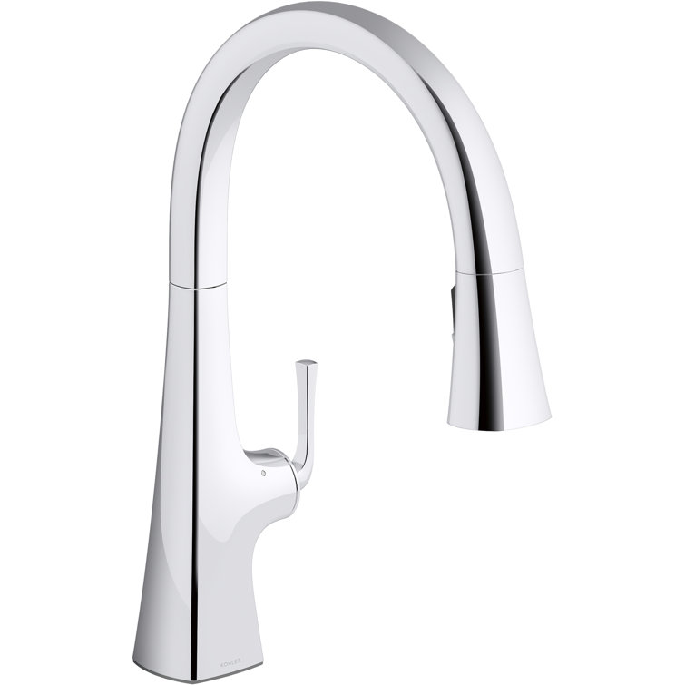 Graze Chrome Touchless Pull-Down Kitchen Faucet