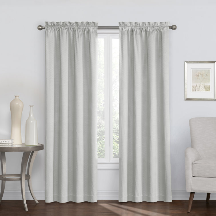 Plum Cotton Polyester Blackout Rod Pocket Window Panel