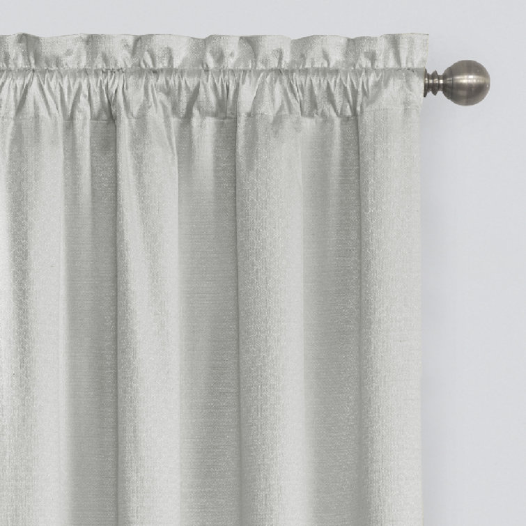 Plum Cotton Polyester Blackout Rod Pocket Window Panel