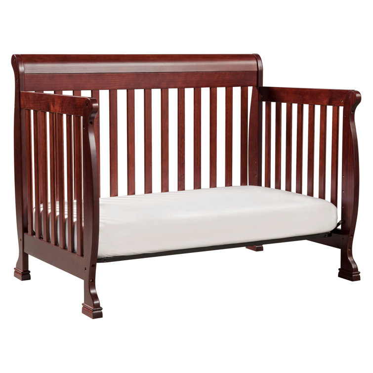 Kalani Cherry Pine 4-in-1 Convertible Baby Crib