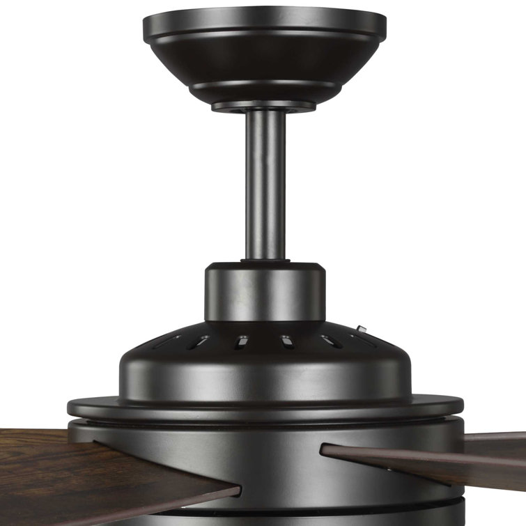 Albin 54'' Bronze Ceiling Fan with LED Light and Remote