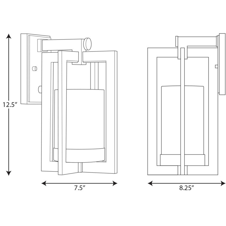 Bronze Dimmable Outdoor Lantern with Etched Glass Diffuser