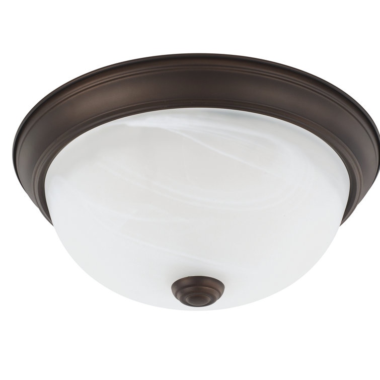 Matte White 5.25'' H Indoor/Outdoor Flush Mount Ceiling Bowl