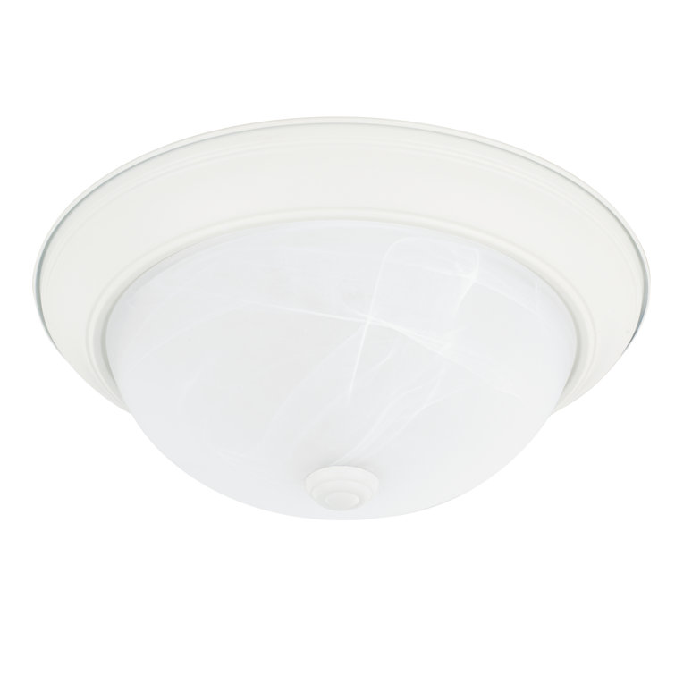 Matte White 5.25'' H Indoor/Outdoor Flush Mount Ceiling Bowl