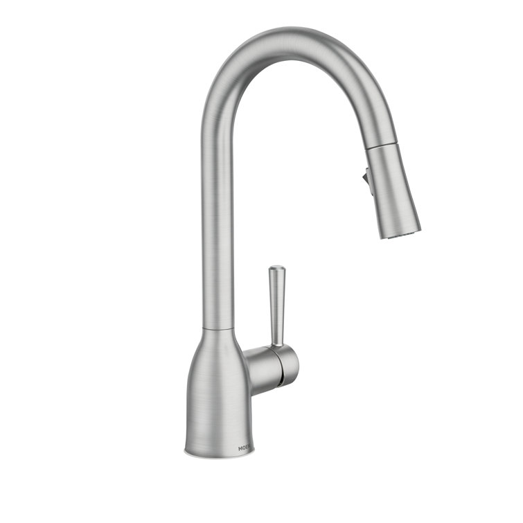 Adler Stainless Steel Pull-Down Kitchen Faucet with Spray