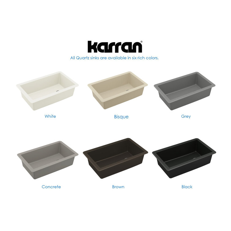Bisque Quartz Composite Single Bowl Undermount Kitchen Sink