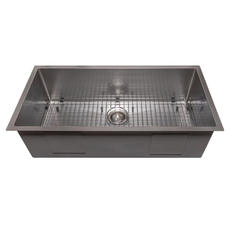 Meribel 36" Stainless Steel Drop-in Single Bowl Kitchen Sink