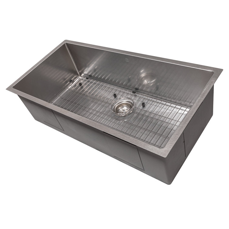 Meribel 36" Stainless Steel Drop-in Single Bowl Kitchen Sink