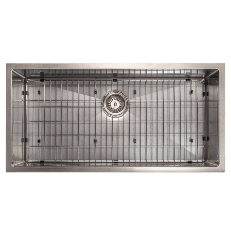Meribel 36" Stainless Steel Drop-in Single Bowl Kitchen Sink