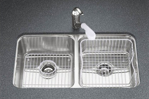 Stainless Steel 31.5" Double Bowl Undermount Kitchen Sink