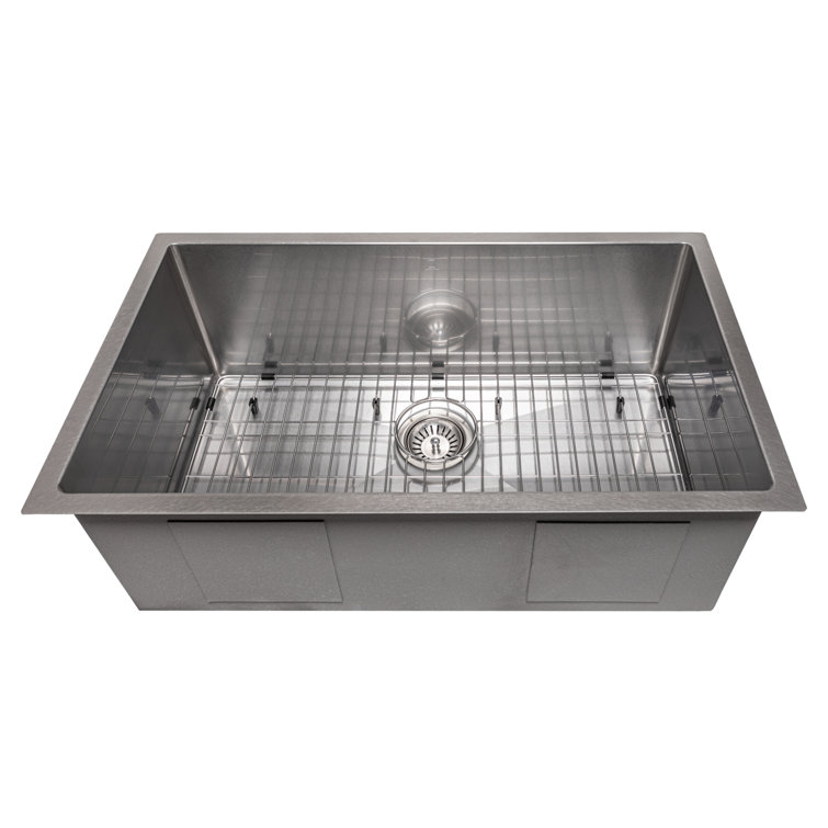 DuraSnow 30" Stainless Steel Drop-In Single Bowl Kitchen Sink