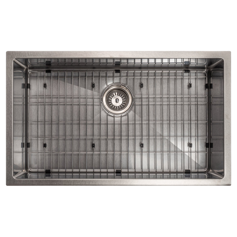 DuraSnow 30" Stainless Steel Drop-In Single Bowl Kitchen Sink