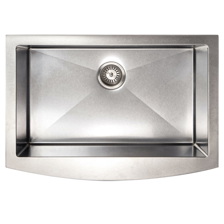 Zermatt 30" Stainless Steel Farmhouse Apron Single Bowl Sink