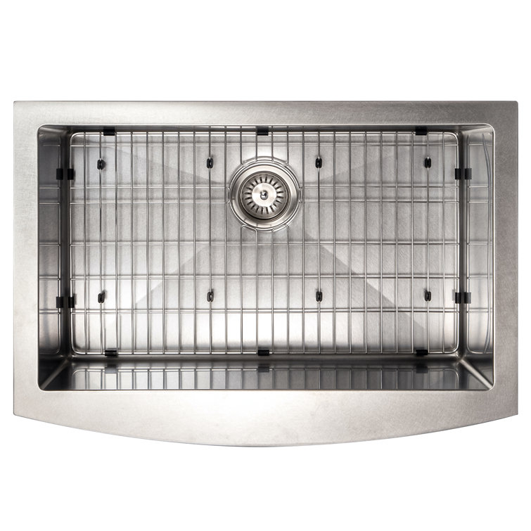 Zermatt 30" Stainless Steel Farmhouse Apron Single Bowl Sink