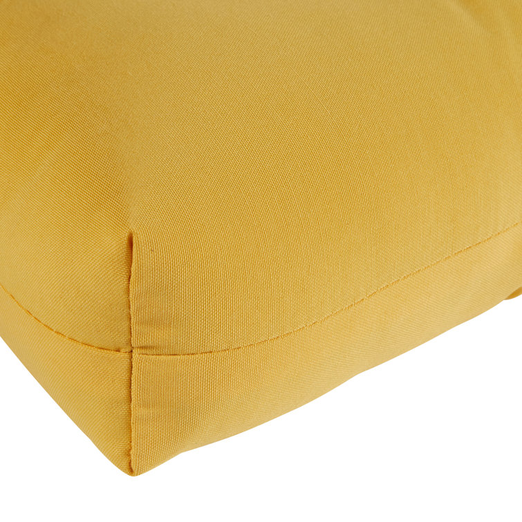 Navy Blue Polyester High Back Outdoor Chair Cushion