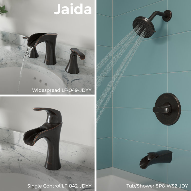 Elegant Tuscan Bronze Single-Hole Bathroom Faucet with Push & Seal Drain