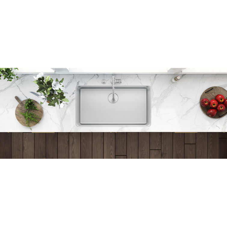 Modena 27-inch Stainless Steel Drop-In Single Bowl Kitchen Sink