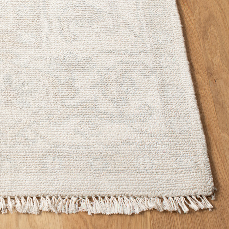 Dorset Fog Floral Hand-Knotted Wool Area Rug, 6' x 9'