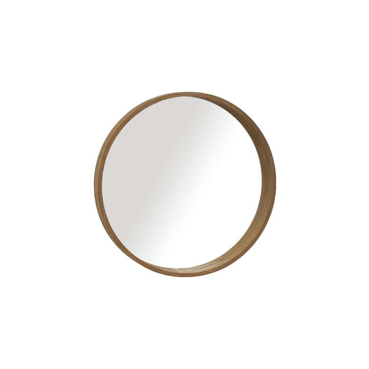 Praline Finish Rectangular Solid Teak Wall Mirror