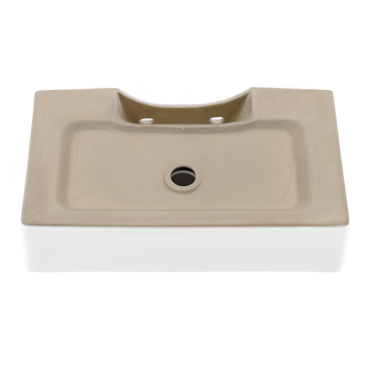 Claire 21" Glossy White Ceramic Vessel Sink
