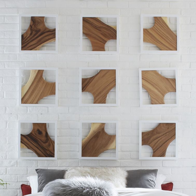 Dimensional 4 Piece Framed Wall Décor Set