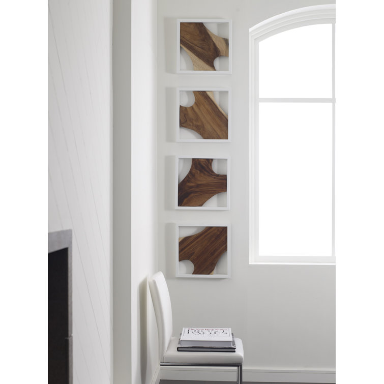 Dimensional 4 Piece Framed Wall Décor Set