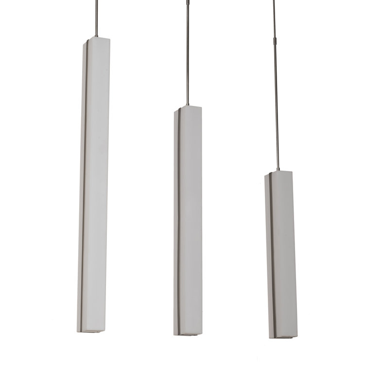 Meyda 51" Statuario Idalight Nickel LED Island Pendant