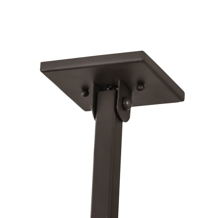 Amber Mica 3-Light Island Pendant in Oil Rubbed Bronze