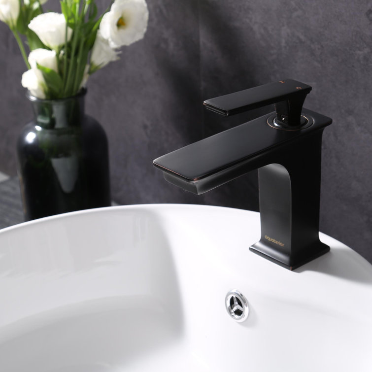 Oil Rubbed Bronze Single-Handle Bathroom Faucet with Brass Body