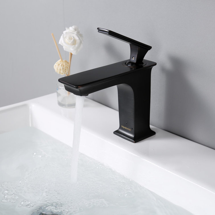 Oil Rubbed Bronze Single-Handle Bathroom Faucet with Brass Body