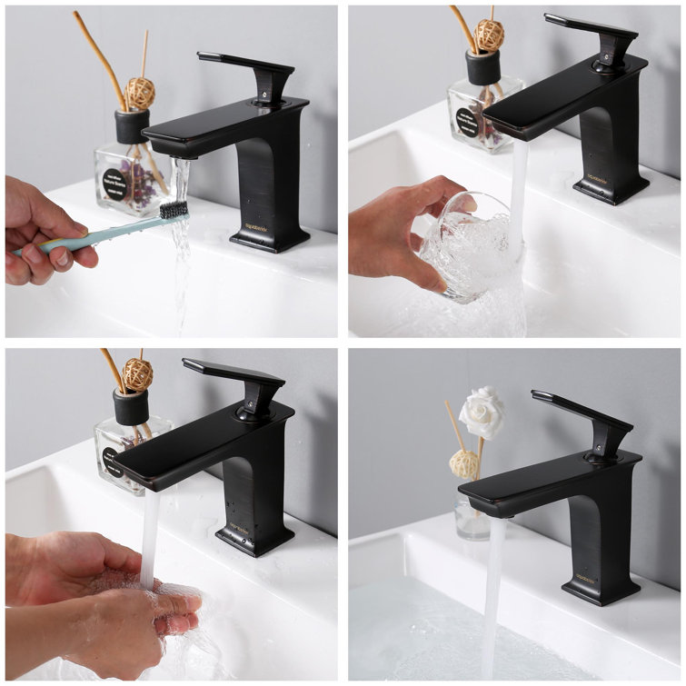 Oil Rubbed Bronze Single-Handle Bathroom Faucet with Brass Body