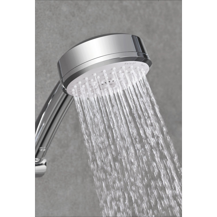 Chrome Adjustable Handheld Shower Head with Slide Bar