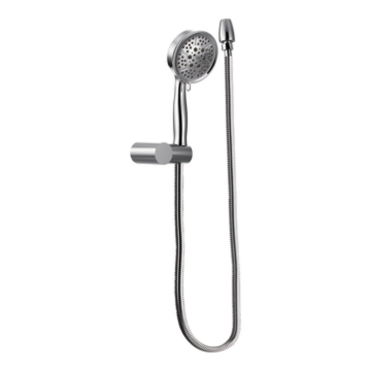 Chrome Adjustable Handheld Showerhead with Slide Bar