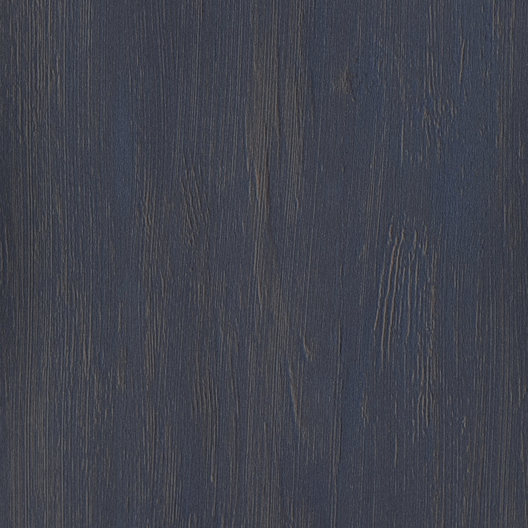 Twin Blueberry Wood Bookcase Headboard with Storage