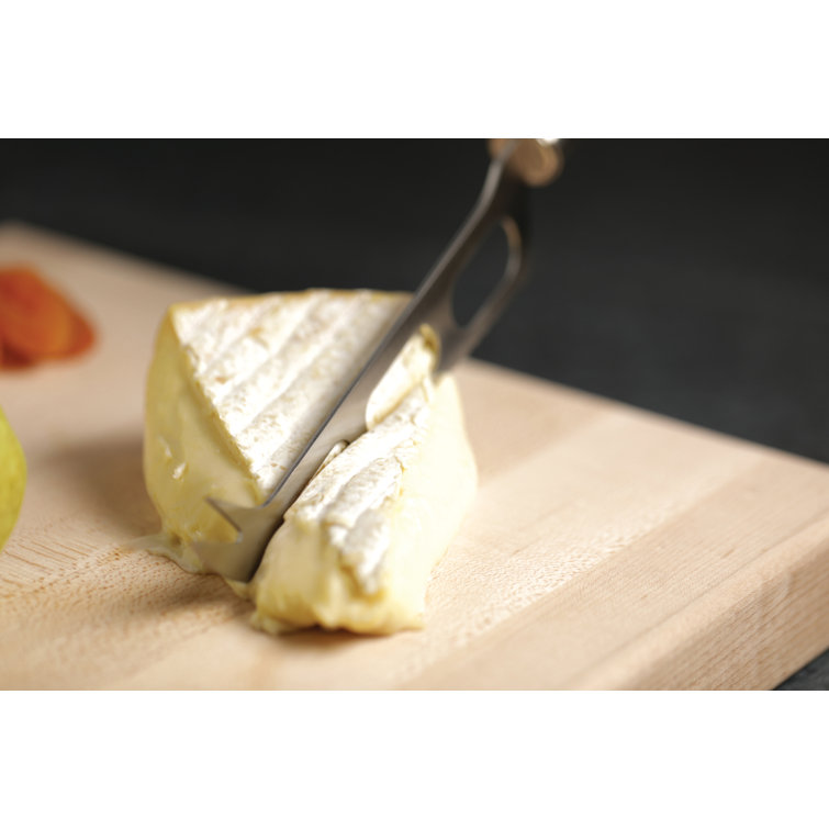 Elegant Silver Stainless Steel Cheese Tools Set with Serrated Knife