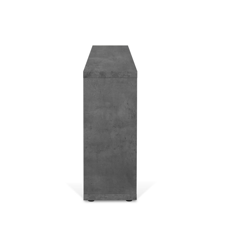 Berlin Console with Concrete Look and White Cubes