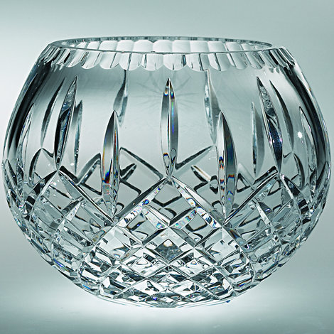 Plaza 5" Hand Cut European Crystal Rose Bowl
