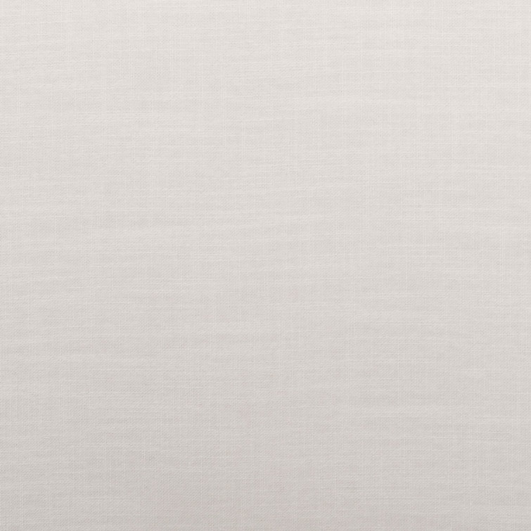 Beige Linen Upholstered Queen Bed with Tufted Headboard