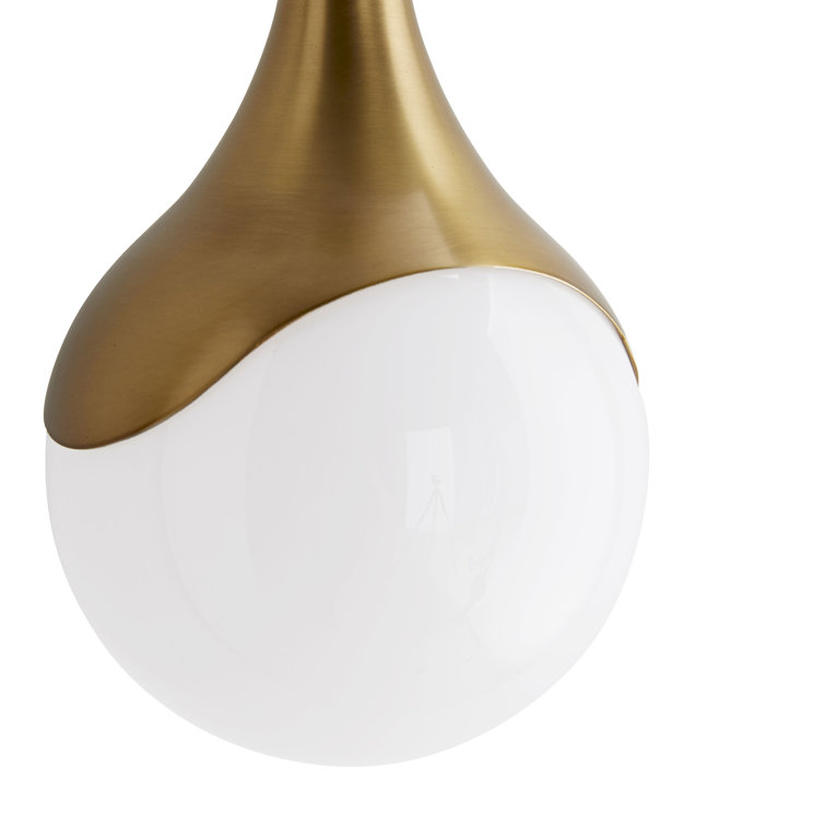 Augustus Antique Brass Double Globe Sconce
